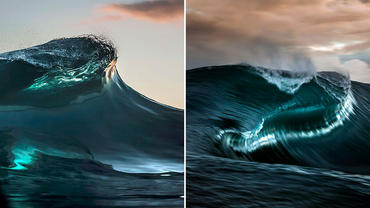 Фотограф смельчак делает потрясающие снимки из огромных волн